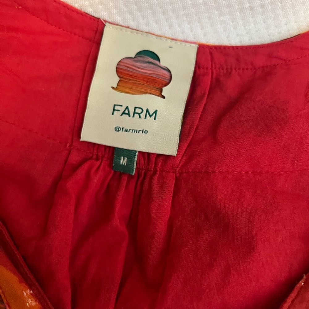 FARM Rio Colorful Feather Print Mini Dress - Picture 10 of 12